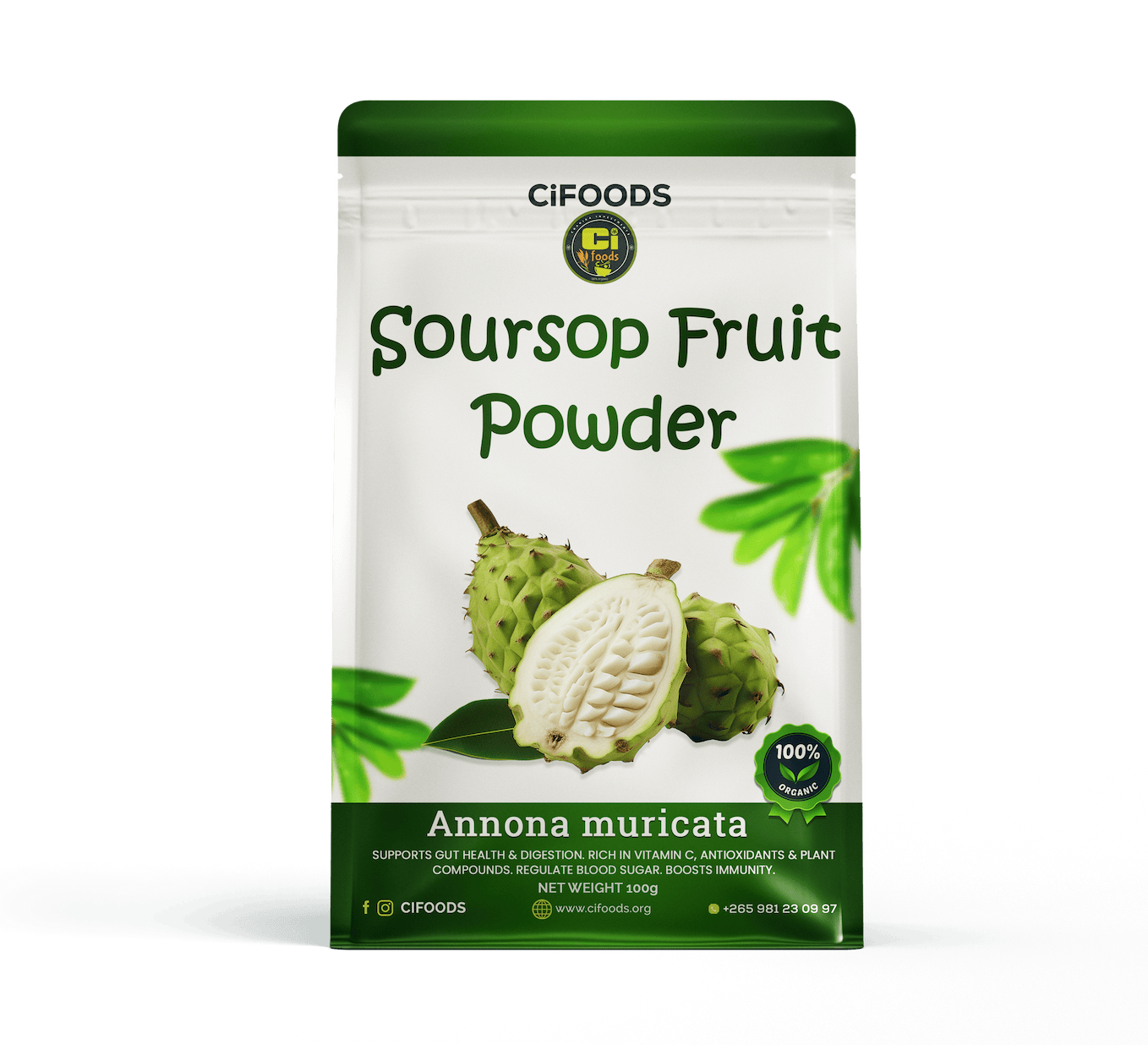 Soursop fruit powder